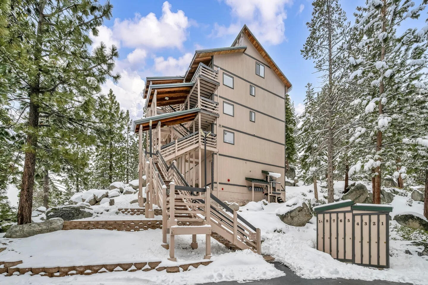 Winter Exterior / Ski Locker